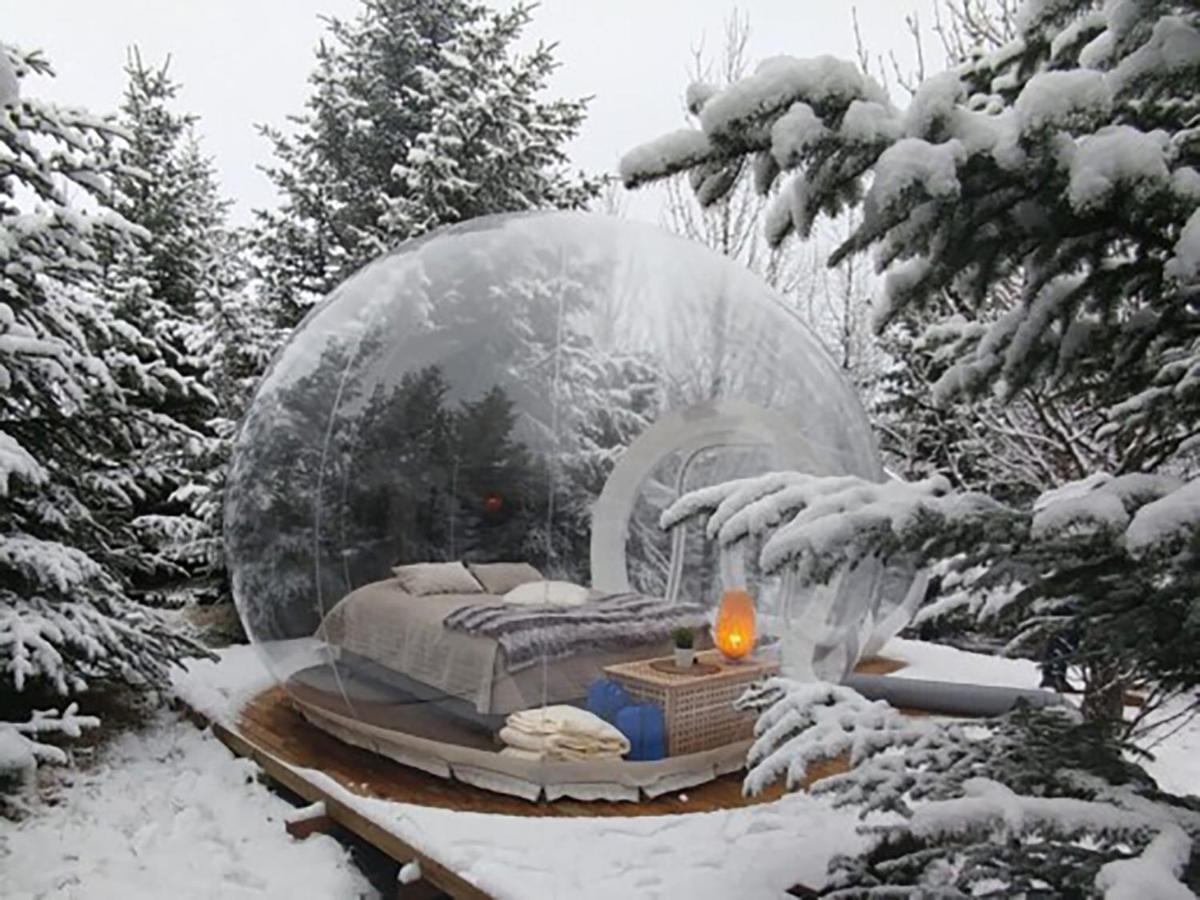 Buubble Hotel - Hrosshagi Selfoss Bagian luar foto