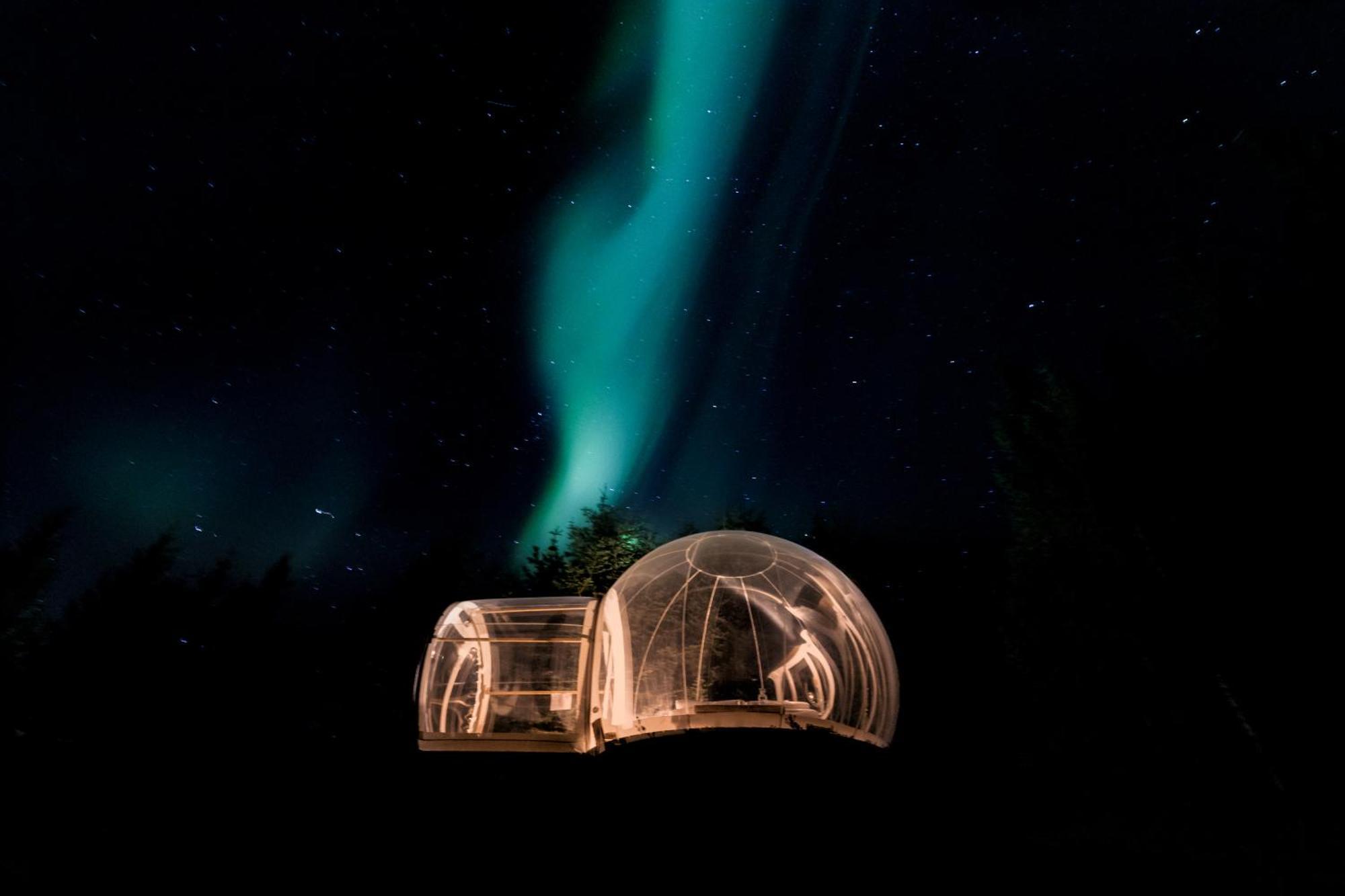 Buubble Hotel - Hrosshagi Selfoss Bagian luar foto