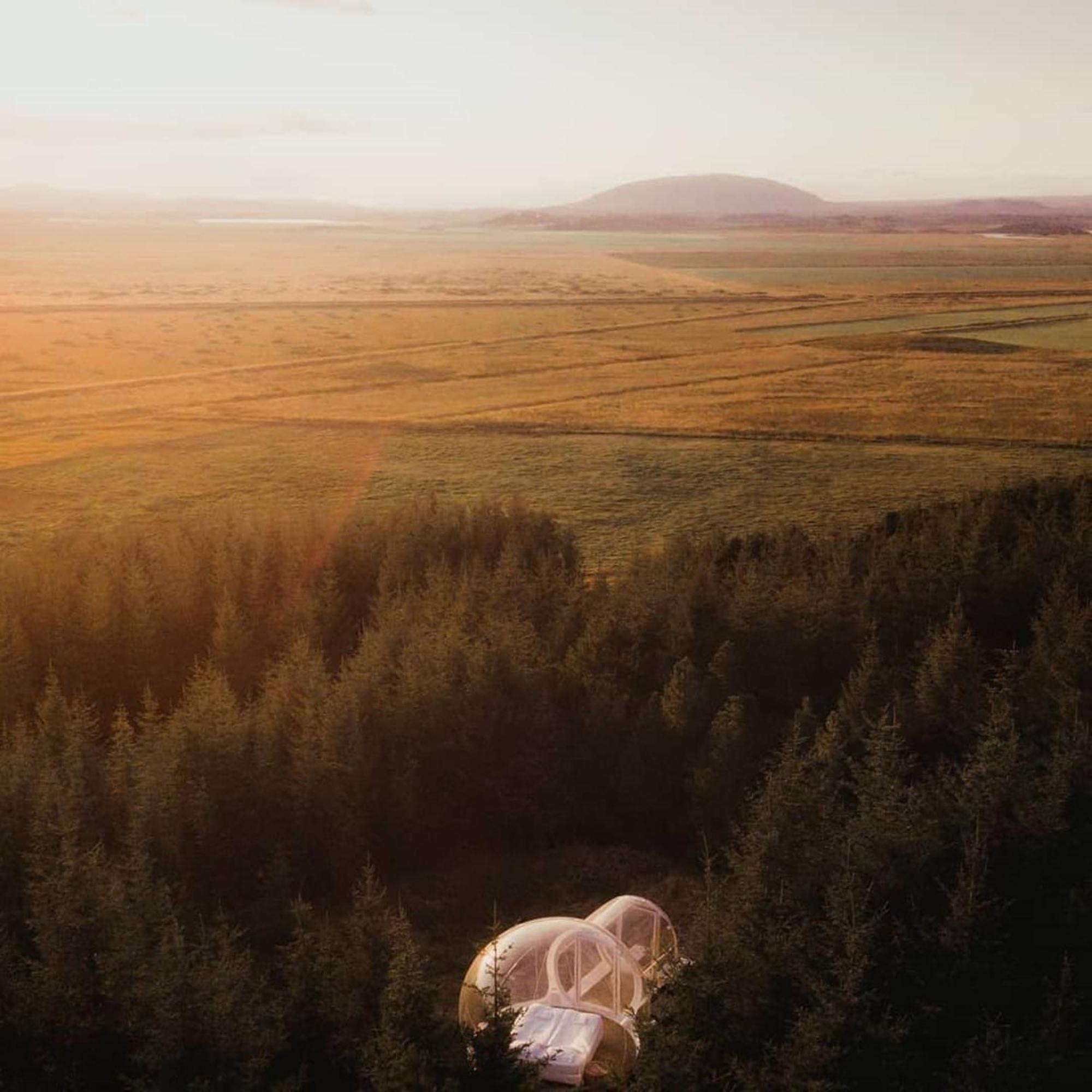 Buubble Hotel - Hrosshagi Selfoss Bagian luar foto