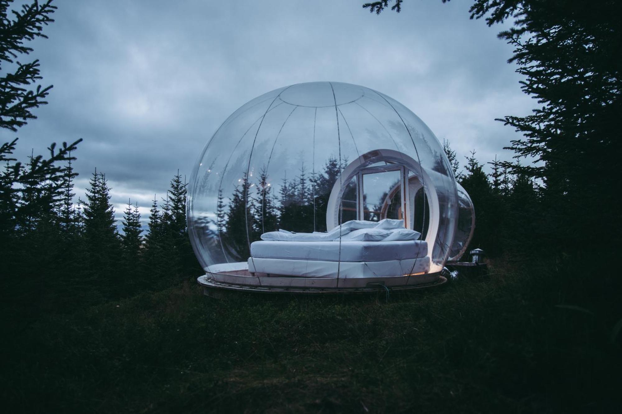 Buubble Hotel - Hrosshagi Selfoss Bagian luar foto