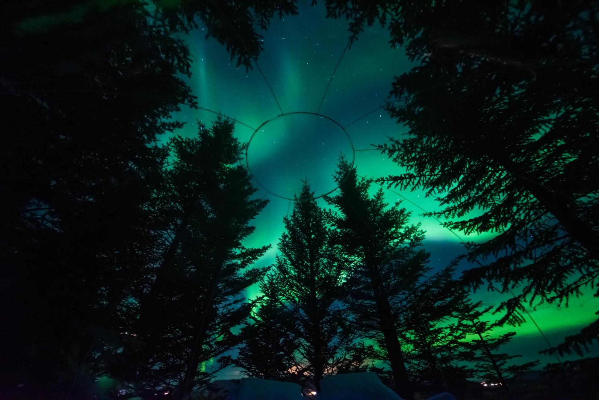 Buubble Hotel - Hrosshagi Selfoss Bagian luar foto